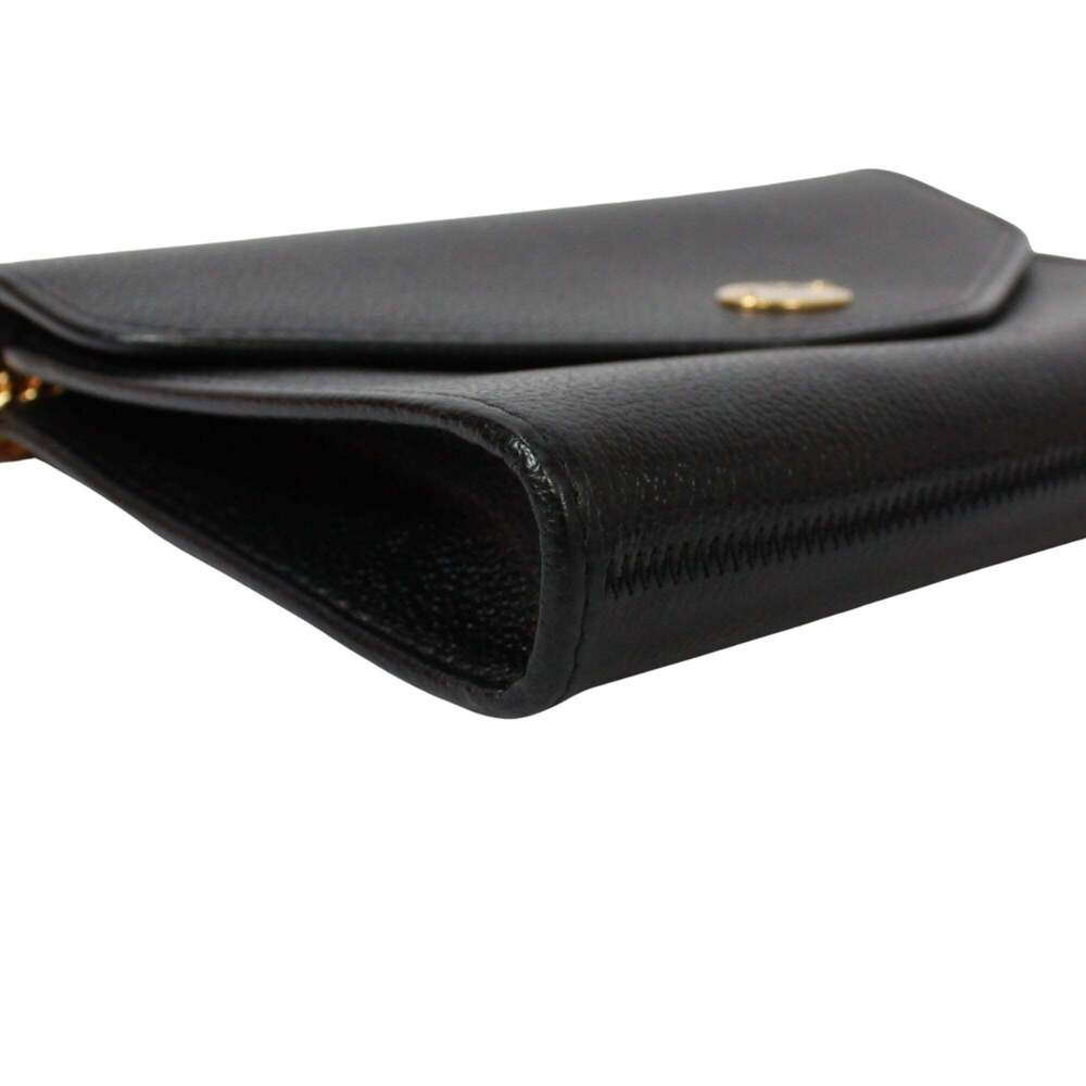 CHRISTIAN DIOR Vintage Black Leather Shoulder Bag - Picture 6 of 14
